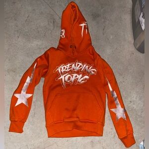 Trending Topic Orange Hoodie